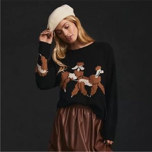 Anthropologie poodle sweater